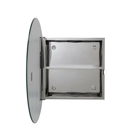 WC836005-ai2_460.jpg Croydex Severn Circular Door Mirror Cabinet - Stainless Steel - WC836005 -Bathroom Mirrors Shop WC836005 ai2 460