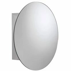 Croydex Severn Circular Door Mirror Cabinet - Stainless Steel - WC836005 7 Croydex Severn Circular Door Mirror Cabinet - Stainless Steel - WC836005 -Bathroom Mirrors Shop WC836005 ai4 460