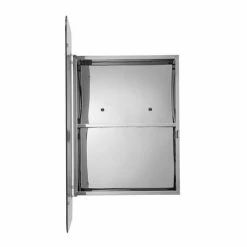 Croydex Medway Round Edges Mirror Cabinet with FlexiFix - WC871505 -Bathroom Mirrors Shop WC871505 D3 460