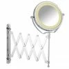 Wenko - Brolo LED Telescopic Wall Mirror - 3x magnification - Chrome - 3656380100